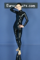 latex catsuit with zip