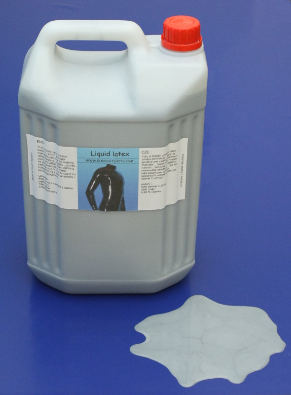 liquid natural latex - for bodypainting ( ammonia free ) , dipping , casting
